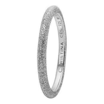 Christina Collect 925 sterling silver Diamond dust with diamond surface, model 0.5.A